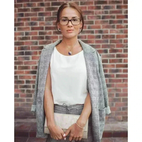 Ying Yang gold medallion necklace, bestfriend gift sun moon star coin jewelry - Picture 7 of 12